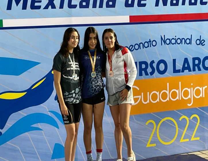  Equipo de IMCUFIDE gana plata y bronce en el Campeonato Nacional de Natación Curso Largo 2022