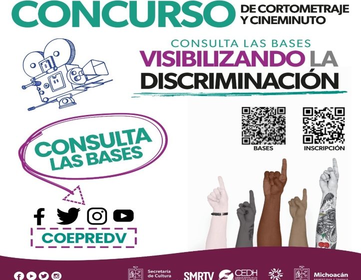  Dan a conocer detalles sobre el concurso de cortometraje “Visibilizando la discriminación”