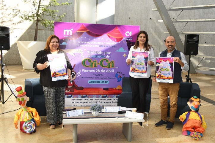  Colegio de Morelia invita a vivir “Un Viaje en el Mundo de Cri Cri