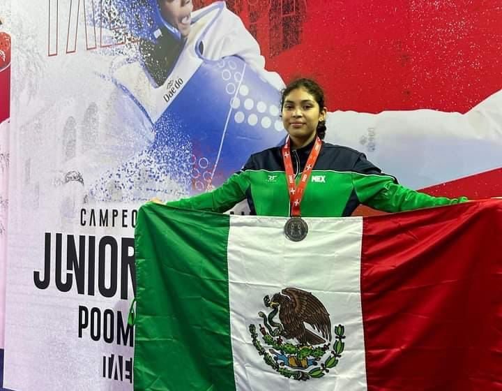  Jareni Nava subcampeona de Panamericana de taekwondo