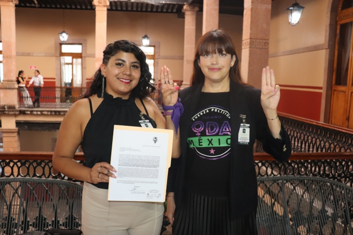  Mujeres exigen al Congreso de Michoacán que vote y apruebe la 3 de 3