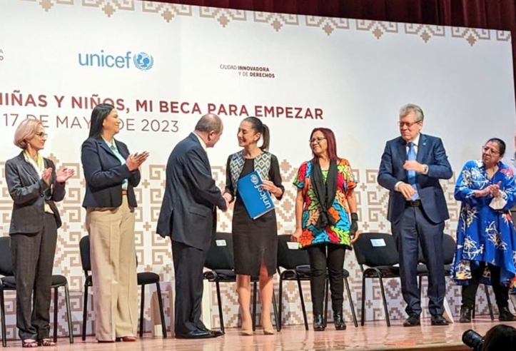  Reconocimiento de UNICEF a Sheinbaum muestra compromiso con la niñez: Reyes Cosari