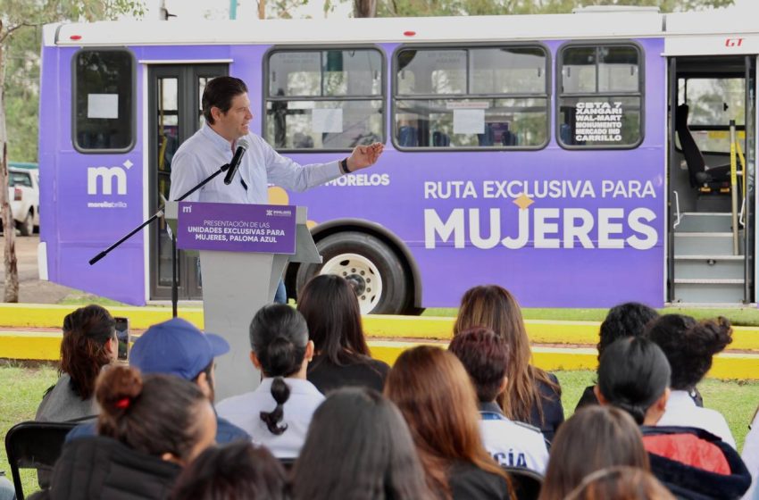  Morelia cuanta con dos unidades de transporte público exclusivas para mujeres