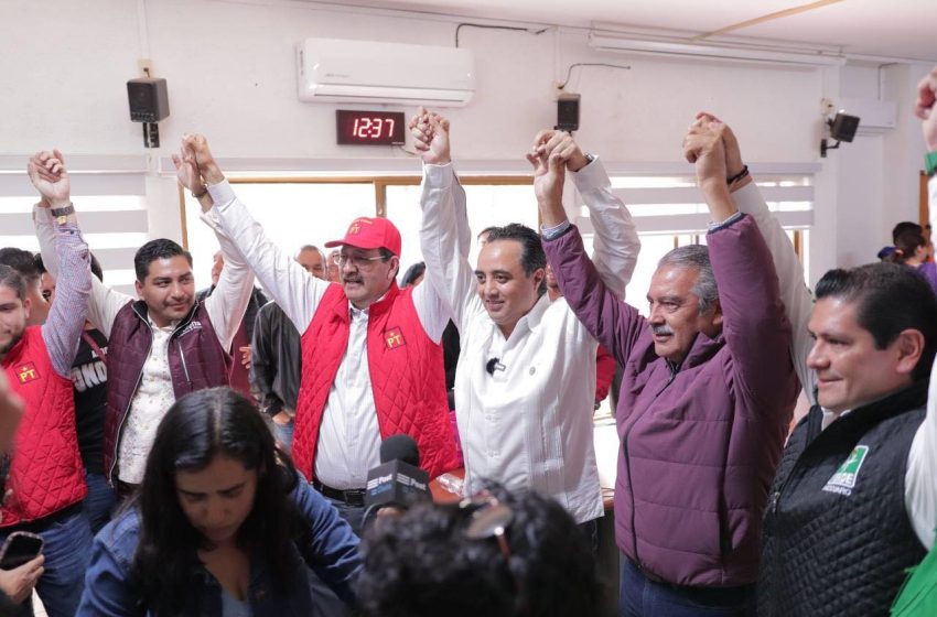  Sella ruta ganadora acuerdo de coalición Morena-PT-PVEM en Michoacán: Reyes Cosari