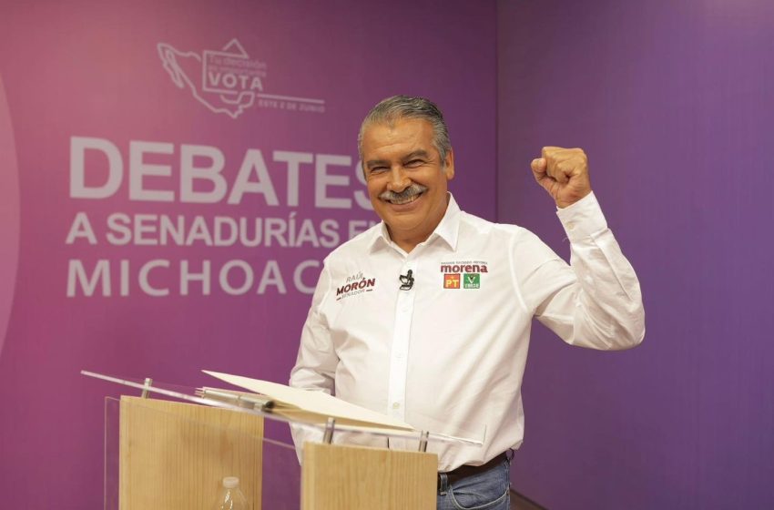  Morón gana debate mostrando experiencia legislativa y congruencia con la 4T, destaca Reyes Cosari