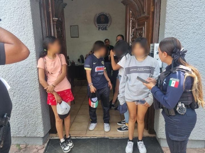  DIF Michoacán reprende a 45 niños y adolescentes enviándolos a centros de atención a adicciones