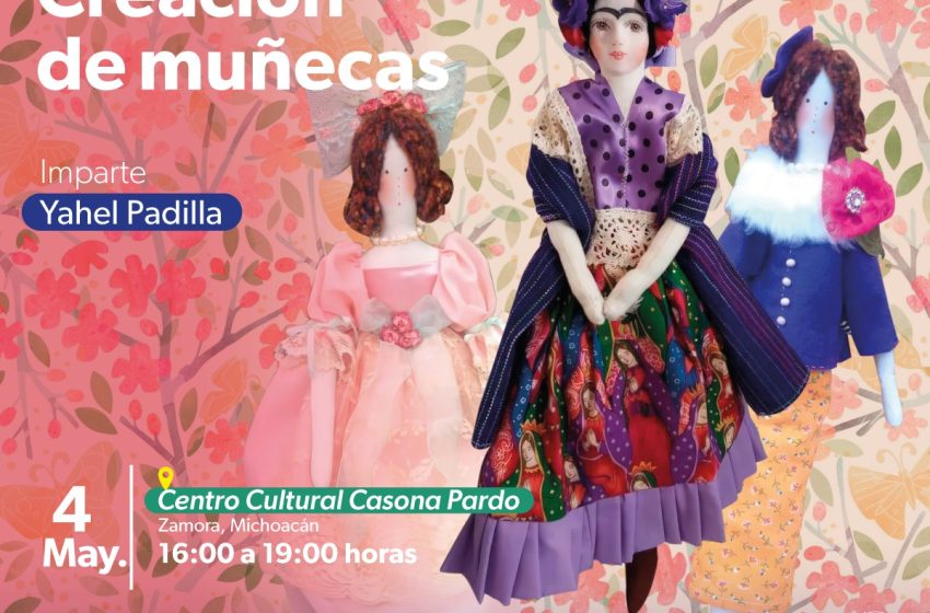  Confecciona tu propia muñeca de tela con este taller de la Secum en Zamora