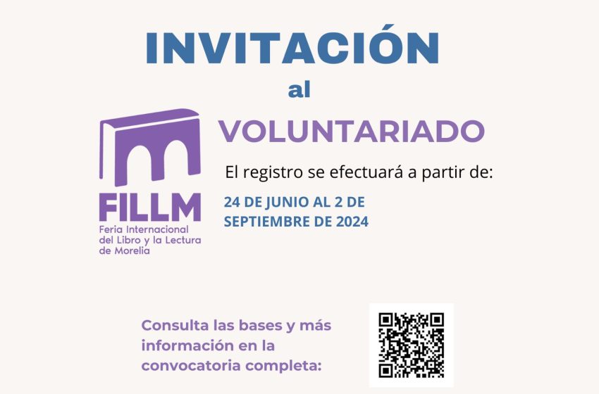  Ayuntamiento de Morelia lanza tres convocatorias para la Feria Internacional del Libro y la Lectura de Morelia