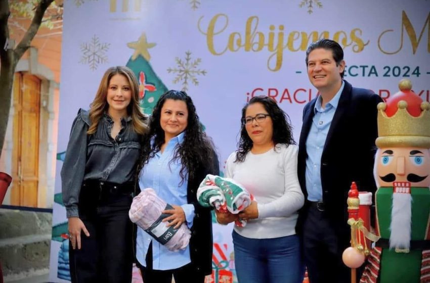  Alfonso Martínez y Paola Delgadillo llevarán abrigo a miles de familias morelianas