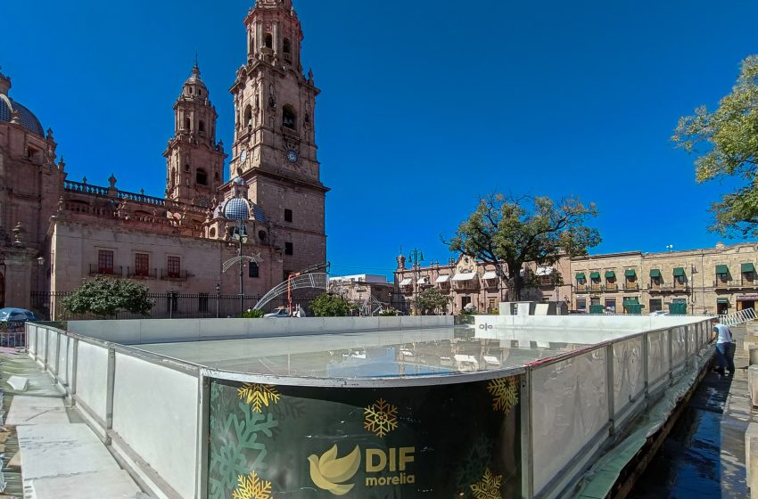  Invita gobierno de Morelia a inauguración de pista de hielo y encendido navideño