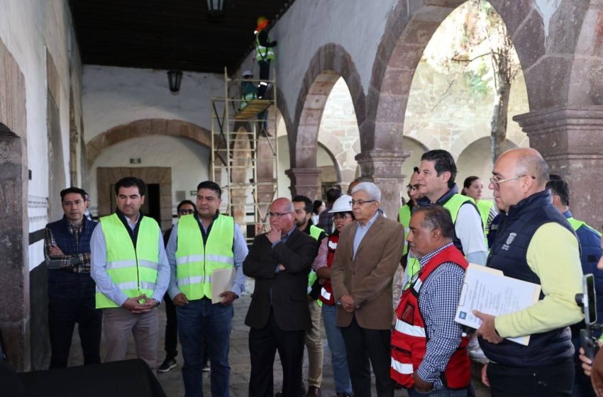  Supervisa Alfonso Martínez trabajos de rescate del Conservatorio de Música de las Rosas