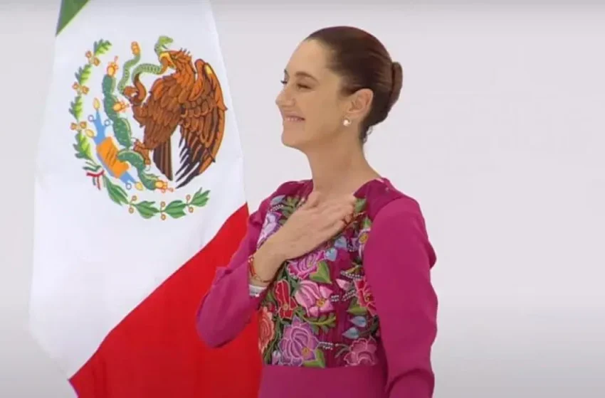  Así el informe de 100 días de la primera presidenta de México