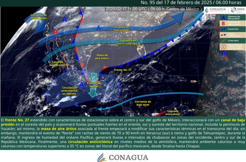  Posibilidad de lluvia para Morelia