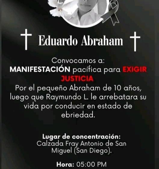  Este viernes, familiares del Eduardo Abraham se manifestarán en el Centro Histórico de Morelia