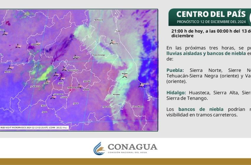  Lluvias aisladas en Michoacán y Ciudad de México