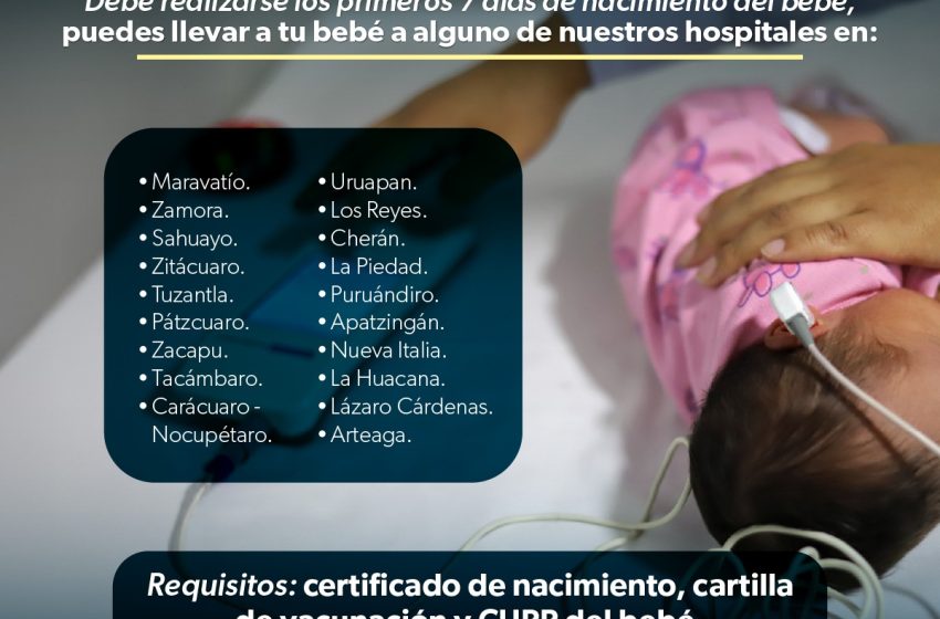  Tamiz auditivo neonatal: clave para detección temprana de sordera: SSM