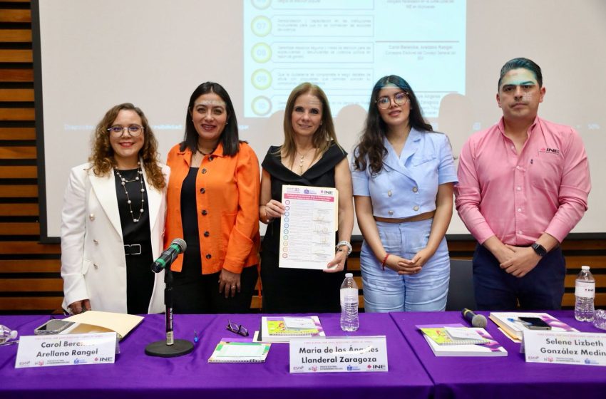 INE-IEM organizan Foro Estatal por unas Elecciones Libres de Violencia Política contra las Mujeres en Razón de Género