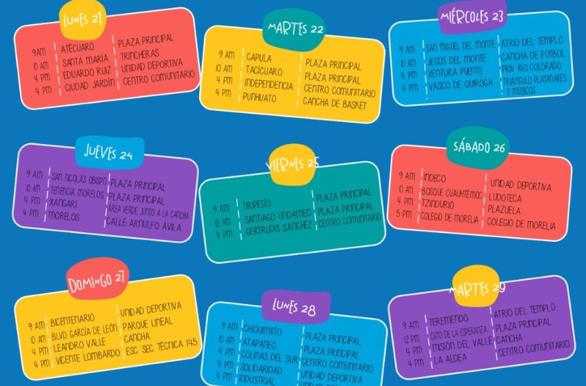 DIF Morelia presenta calendario de festejos por el Día de la Niñez