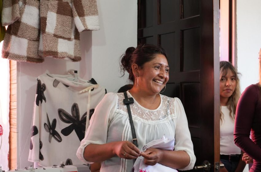  Tejiendo autonomía y esperanza, inauguran talleres productivos para mujeres en Nahuatzen y Tingambato