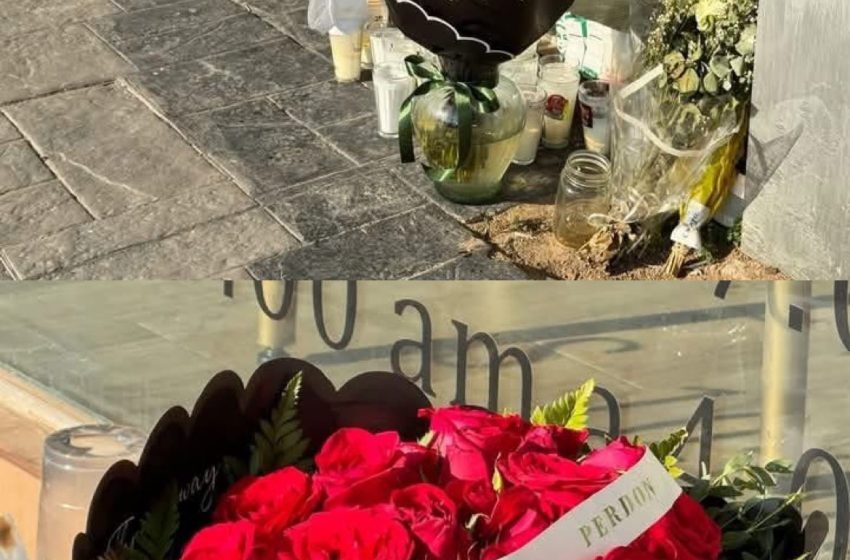  Envían rosas con mensaje de “Perdón” al salón de belleza de Valeria Márquez