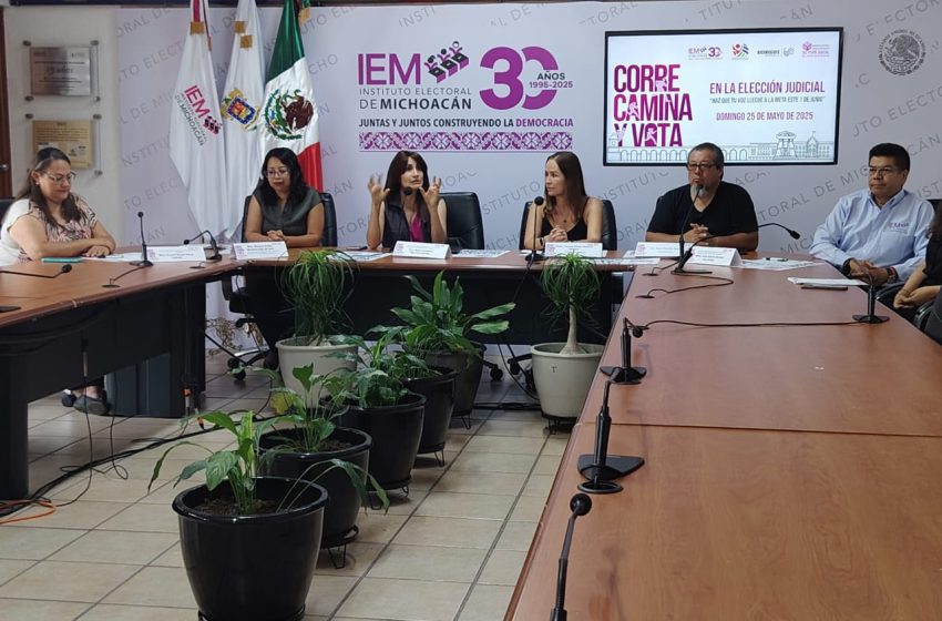  Aprende a votar para el Proceso Electoral del Poder Judicial con carrera atlética