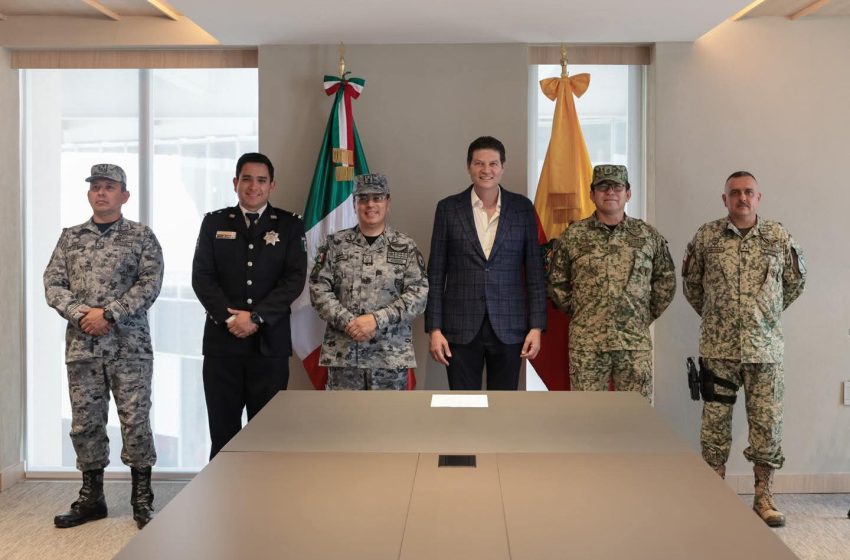  Alfonso Martínez afianza coordinación con SEDENA y GN en la construcción de la paz