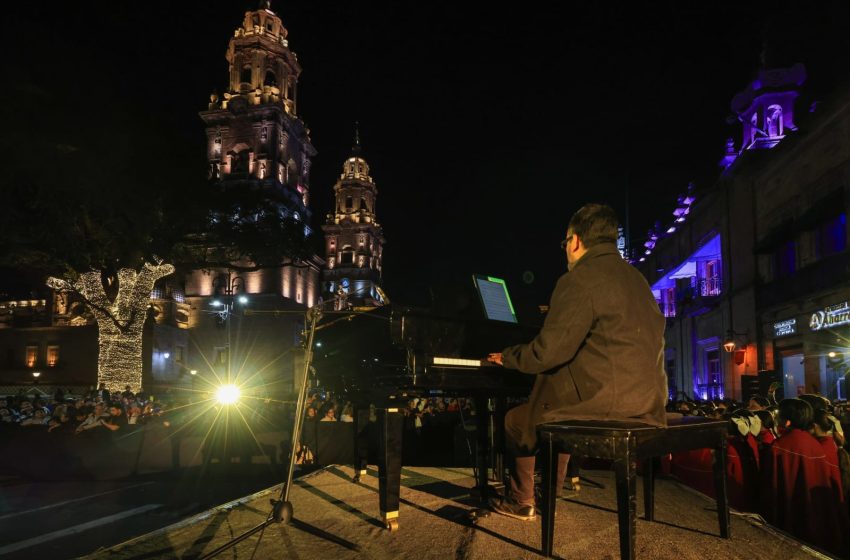  Alfonso Martínez hace brillar Morelia con Encendido Navideño ‘Luces por la Paz’