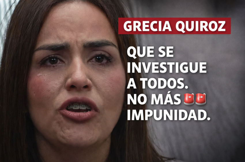  Grecia Quiroz exige investigar a todos tras detención del alcalde de Tequila, Jalisco
