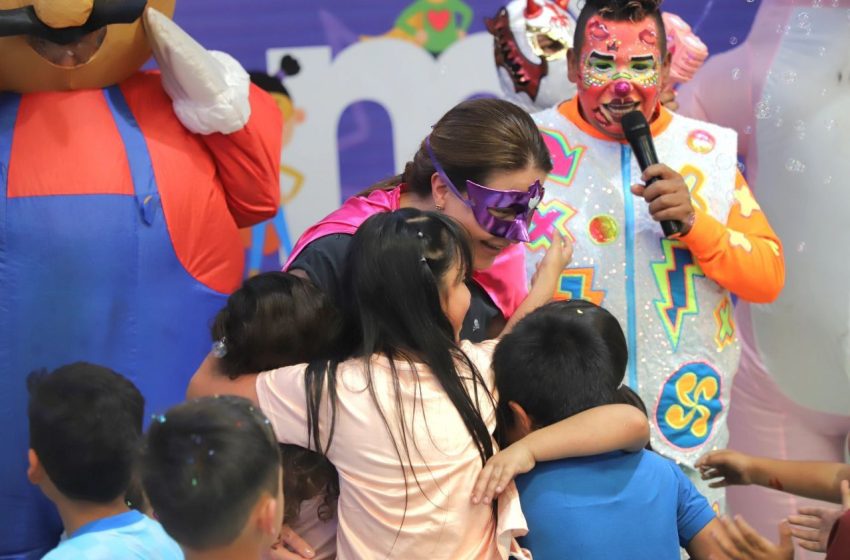  Niñas y niños de tenencias disfrutan ‘Héroes por la Paz’ con actividades formativas